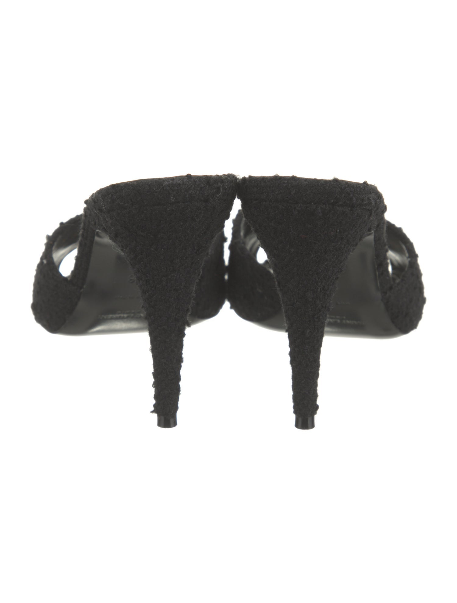 Saint Laurent Tweed Slides